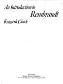 Tapa de An introduction to Rembrandt