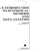 Tapa de An introduction to statistical methods and data analysis