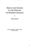 Tapa de Essays and papers in the history of modern science