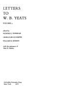 Tapa de Letters to W. B. Yeats
