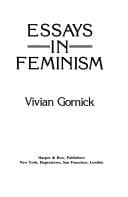 Tapa de Essays in feminism