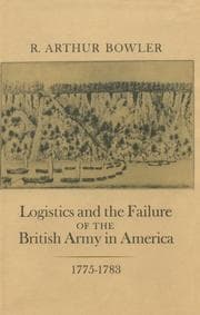Tapa de Logistics and the failure of the British Army in America, 1775-1783
