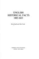 Tapa de English historical facts, 1485-1603