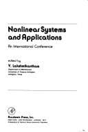 Tapa de Nonlinear systems and applications