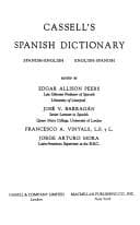 Tapa de Cassell's Spanish dictionary