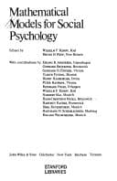 Tapa de Mathematical models for social psychology