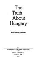 Tapa de The truth about Hungary