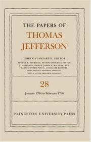 Tapa de The Papers of Thomas Jefferson, Volume 28 (Papers of Thomas Jefferson)