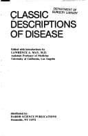 Tapa de Classic descriptions of disease
