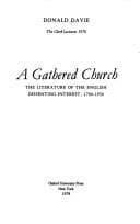 Tapa de A gathered church