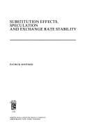 Tapa de Substitution effects, speculation, and exchange rate stability