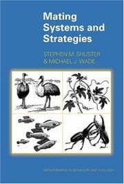 Tapa de Mating Systems and Strategies