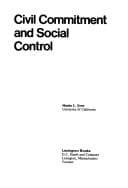 Tapa de Civil commitment and social control
