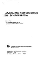 Tapa de Language and Cognition in Schizophrenia