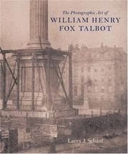 Tapa de The Photographic Art of William Henry Fox Talbot