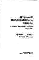 Tapa de Children with learning and behavior problems