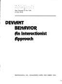 Tapa de Deviant behavior