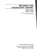 Tapa de Decision and estimation theory