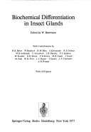 Tapa de Biochemical differentiation in insect glands