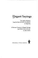 Tapa de Elegant sayings