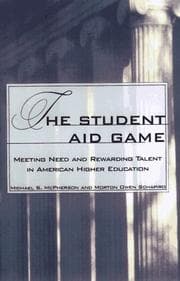 Tapa de The student aid game
