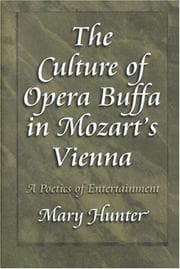 Tapa de The culture of opera buffa in Mozart's Vienna