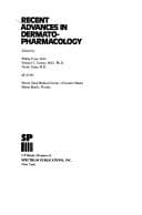 Tapa de Recent advances in dermatopharmacology