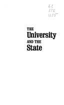 Tapa de The University and the state