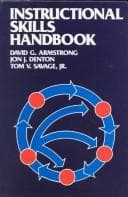 Tapa de Instructional skills handbook