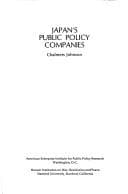 Tapa de Japan's public policy companies