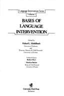 Tapa de Bases of language intervention