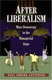 Tapa de After liberalism