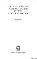 Tapa de The poet and the natural world in the age of Góngora