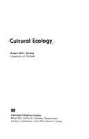 Tapa de Cultural ecology