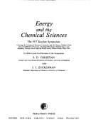 Tapa de Energy and the chemical sciences