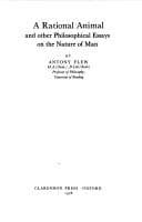 Tapa de A rational animal and other philosophical essays on the nature of man