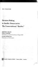 Tapa de Decision-making in smaller democracies