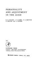 Tapa de Personality and Adjustment in the Aged