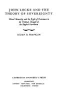 Tapa de John Locke and the theory of sovereignty