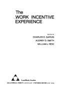 Tapa de The work incentive experience