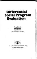Tapa de Differential social program evaluation