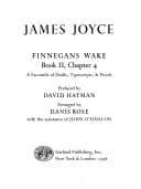 Tapa de Finnegans wake, book II, chapter 4