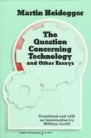 Tapa de The question concerning technology, and other essays