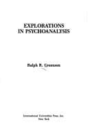 Tapa de Explorations in psychoanalysis