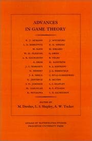 Tapa de Advances in Game Theory. (AM-52), Volume 52