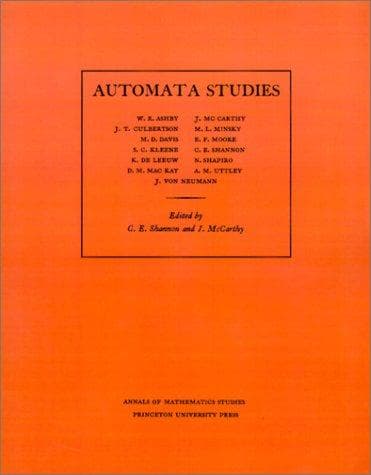 Tapa de Automata Studies. (AM-34), Volume 34