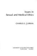 Tapa de Issues in sexual and medical ethics