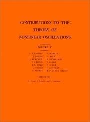 Tapa de Contributions to the Theory of Nonlinear Oscillations (AM-45), Volume V