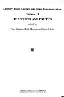 Tapa de The Writer and politics