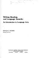 Tapa de Writing, reading, and language growth